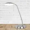 Mexlite Sienna Eloic Lampe de travail de bureau en acier brossé