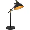 Mexlite Steinhauer - Sienna Nove Lampe de travail de bureau noir mat, or