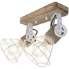 Steinhauer - spots Anne Light and home Guersey Or en Noir - Bois - 157...