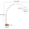 Steinhauer - Lampadaire - Sparkled Light - Bronze Blanc - Métal