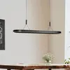 Steinhauer Suspension LED Mykty, noir, longueur 120 cm, métal, à 2 lam...