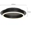 Steinhauer - plafonnier Ringlux - noir - métal - 32 cm - dirigé - 3655ZW - Noir