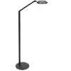 Steinhauer Lampadaire LED Ringlux, noir, métal, réglable