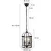 Steinhauer Amazon 5971ZW Pimpernel Lampe suspendue en métal