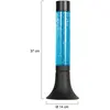 Mexlite - lampe de table - Volcan - bleu noir - plastique métal -