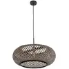 Steinhauer Suspension lampe suspendue plafonnier salle à manger lumière métal bois noir