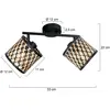 Mexlite - Spot - Bambus - Naturel Noir - Bambou Métal - Spot En