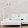 Steinhauer Lampadaire LED Ringlux couleur acier, métal, 2 700 K, varia...