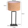 Steinhauer - Lampe De Table - Stang - Naturel Noir - Métal
