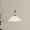 Steinhauer Suspension Anthea, à 1 lampe, bronze, métal, verre, E27