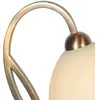Steinhauer lampe à poser Anthea, bronze, crème, métal, verre, E27