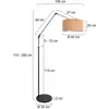 Steinhauer - Lampadaire - Prestige Chic - Naturel Noir - Métal