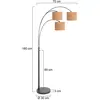Steinhauer - Lampadaire - Sparkled Light - Naturel Noir - Métal