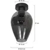 Steinhauer - Plafonnier - Bloeba - Noir - Verre - Ø 23cm - E27 -