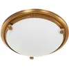Besselink licht Plafonnier semi-encastré - SIENNA - Bowl - Bronze Brossé - Verre Mat - E27 2x60W