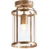 Besselink licht Plafonnier - SIENNA - Pimpernel - Cylindrique - Bronze Brossé - Verre Transparent