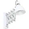 Steinhauer Applique murale extensible Kordian en métal, blanc