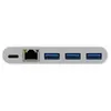 Macally UC3HUB3GBC - Adaptateur USB-C vers USB-C / 3 x USB-A / RJ-45