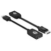 Câble Adaptateur Club 3D DisplayPort 1.1 vers HDMI 1.3 Mâle/Femelle 13 cm Noir