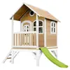 Non communiqué AXI Cabane enfant TOM Brun Blanc avec toboggan Citron vert