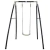 AXI Balançoire avec support en métal, anthracite/crème