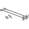 Pragma Axi Portique Balançoire En Bois 2 Agrès Wall Mount Marron/Blanc