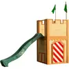 Axi ARTHUR Aire de jeux en cèdre vernis naturel, toboggan Vert