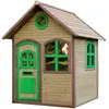AXI Cabane en bois pour enfant - Julia 100 - Couleur Marron / Vert