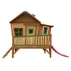 AXI Cabane de jardin enfant avec toboggan - Bois - H1.65m - EMMA   