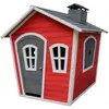 SUNNY Maisonnette enfant, en bois FSC, rouge/gris