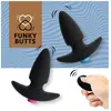 FeelzToys Kit de 2 Plugs Anal Vibrants Télécommandés pour Couple FunkyButts