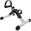 Vélo d'appartement pliable TUNTURI - Fitness - Compteur - Blanc et noir