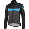 Veste velo hiver rogelli hero   homme   gris noir bleu