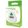 PowerPlus LCD EcoSavers Blanc 5 Minutes Chute numérique Douche Coach Minuteur économiseur d'eau