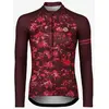 Maillot Agu Abstract Flower manche longue grenat rose femme - S