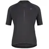 T-shirt Femme Noire Manches Courtes en Polyester Respirant avec Poches AGU - Taille M
