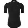 Agu T-shirt Femme Noir Manches Courtes en Polyester Respirant - Taille L