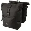 AGU Sacoche Urbaine Noire avec Double Poche, 28x35x14 cm, Style Pratique