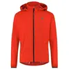 AGU GO Essential Manteau Imperméable Femme et Homme, Polyester Recyclé, Etanche, Unisex - Rouge - S