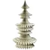 Arbre de Noël en papier d'abeille, couleur gris, 210 cm