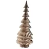 Arbre de Noël en papier d'abeille, couleur rose, 210 cm. (Produit natu...