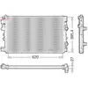 Radiateur, refroidissement moteur DENSO DRM09176