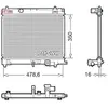Radiateur moteur DENSO DRM50137