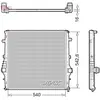 Radiateur, refroidissement moteur DENSO DRM01008