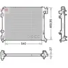Radiateur moteur DENSO DRM46065