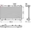 DENSO Radiateur moteur pour SUZUKI: SX4, Vitara (Ref: DRM47038)