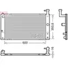 Radiateur, refroidissement du moteur DENSO, par ex. pour Toyota