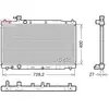 DENSO Radiateur moteur pour HONDA: CR-V (Ref: DRM40050)