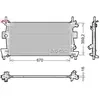 Radiateur, refroidissement moteur DENSO DRM10114