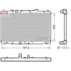 Radiateur moteur DENSO DRM40054